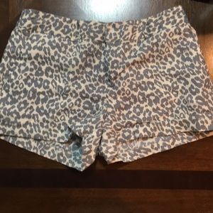 Cynthia Rowley Leopard print shorts